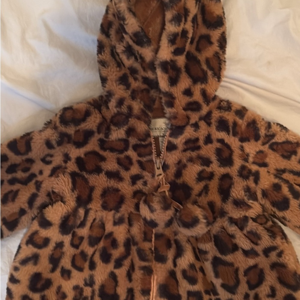 Leopard Print Kids Jacket